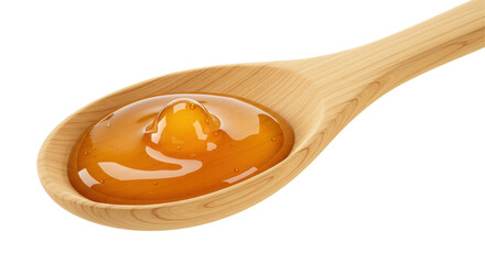 Isolated Spoon of Honey