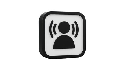 Isolated Speaker Icon