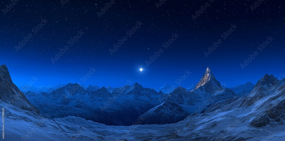 Poster the environment map is a 360-degree alien planet landscape displayed in hdri spherical panorama, usi