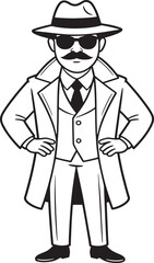 vector illustration of a man