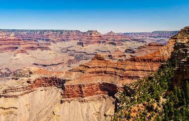 Grand Canyon, a gorge of the Colorado River, in Arizona, USA, one of the Wonders of the World.