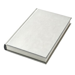 Fototapeta premium Elegant White Book Cover Design Professional Publishing Minimalist Style