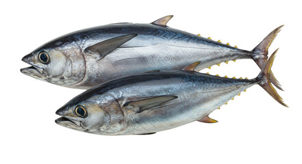 Isolated Two Tuna Fish