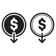 Minimalist icon design collection for digital interfaces