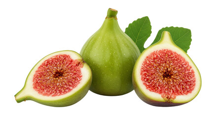 Isolated Fresh Figs