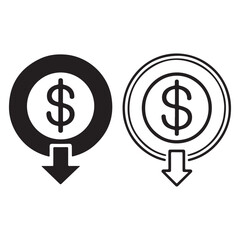 Minimalist icon design collection for digital interfaces