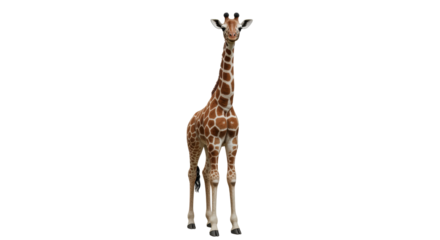 Isolated Giraffe
