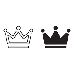 Flat design icon set for business and technology