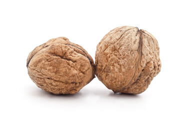 Two of whole walnuts.