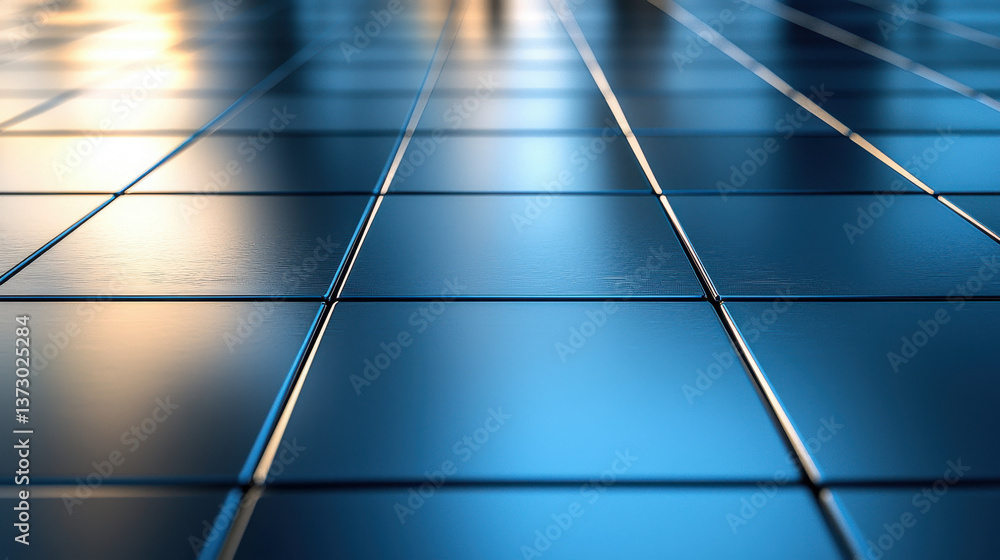 Aufkleber close-up view of metallic surface reflecting light in futuristic design enhancing texture and shine