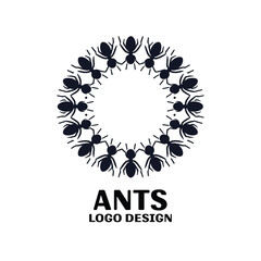 Ants Vector Logo Design