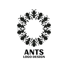 Ants Vector Logo Design
