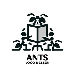 Ants Vector Logo Design