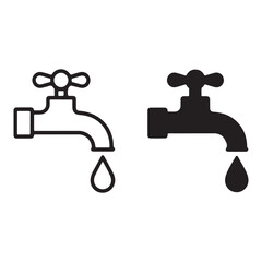 Flat design icon set for business and technology