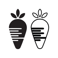 Flat design icon set for business and technology