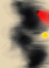 Abstract Halftone Texture with Blurred Motion and Vivid Colors