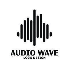 Audio Wave Vector Logo Design