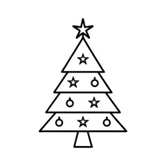 christmas tree vector