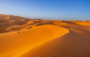 Northern Sahara’s Red Sands, Morocco