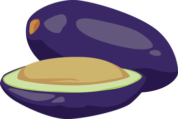 Afrikanische Birne mit grünlichem Fruchtfleisch – cremig, nahrhaft und vielseitig in afrikanischer Küche.
