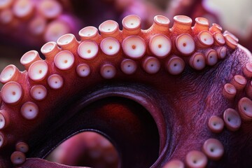 Fototapeta premium A close up image of octopus arms