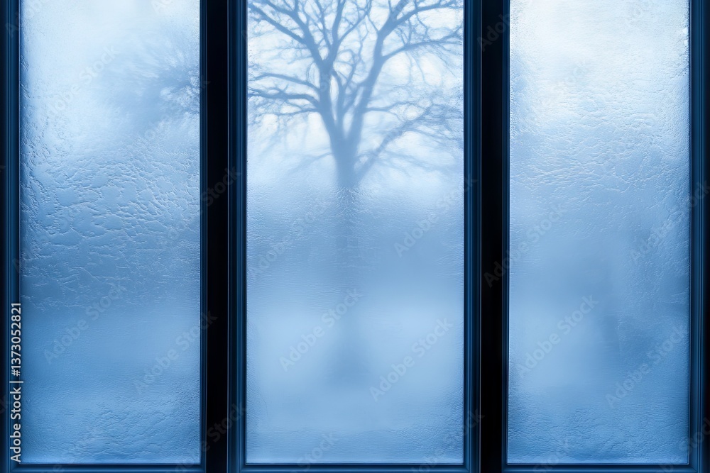 Poster background with an abstract design mimicking the texture of reeded glass