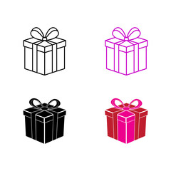 gift boxes vector illustration