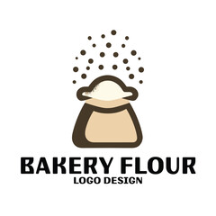 Bakery Flour Vector Logo Design