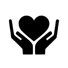 Fototapeta premium Hands holding a heart symbolizing love and care in a romantic and thoughtful gesture