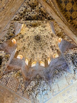 Alhambra Ceiling: Muqarnas Vault Detail