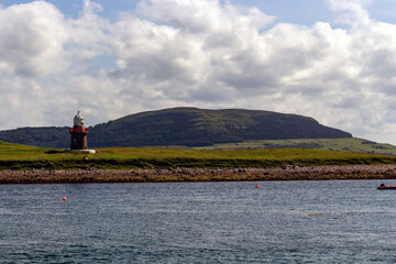 Atlantic Ocean coastline landscape of Ireland. Wild Atlantic Way.