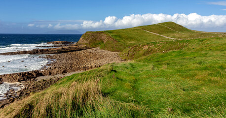 landscape Cliffs, Ireland. Wild Atlantic Way.