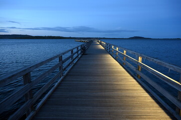 Seebruecke am Geiseltalsee