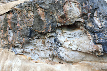 Texture of old nature rock	
