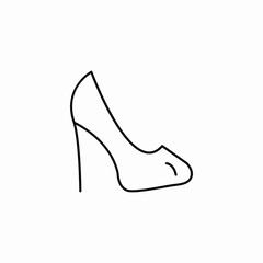 high heels icon sign vector