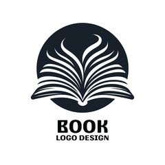Book Vector Logo Design