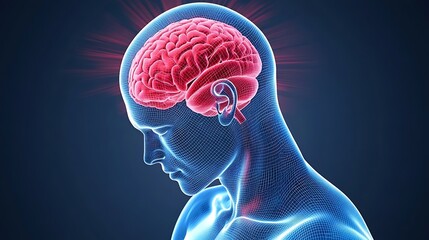 A human body illustration with the internal anatomy shown