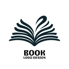 Book Vector Logo Design