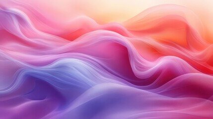 Obraz premium Soft Abstract Waves of Colorful Pastel Textures for Backgrounds