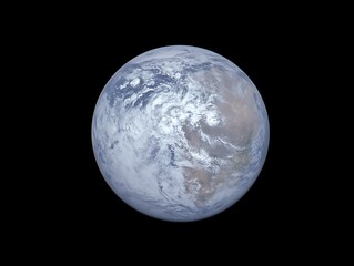 Our planet earth as viewed from the vast outer space