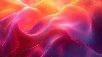 Obraz premium Vibrant Abstract Waves of Colorful Light in Motion and Flow