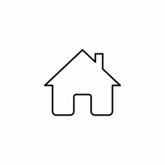 page home icon sign vector