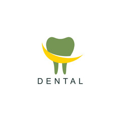 Dental green smile logo design editable vector  business brand identity ideas 