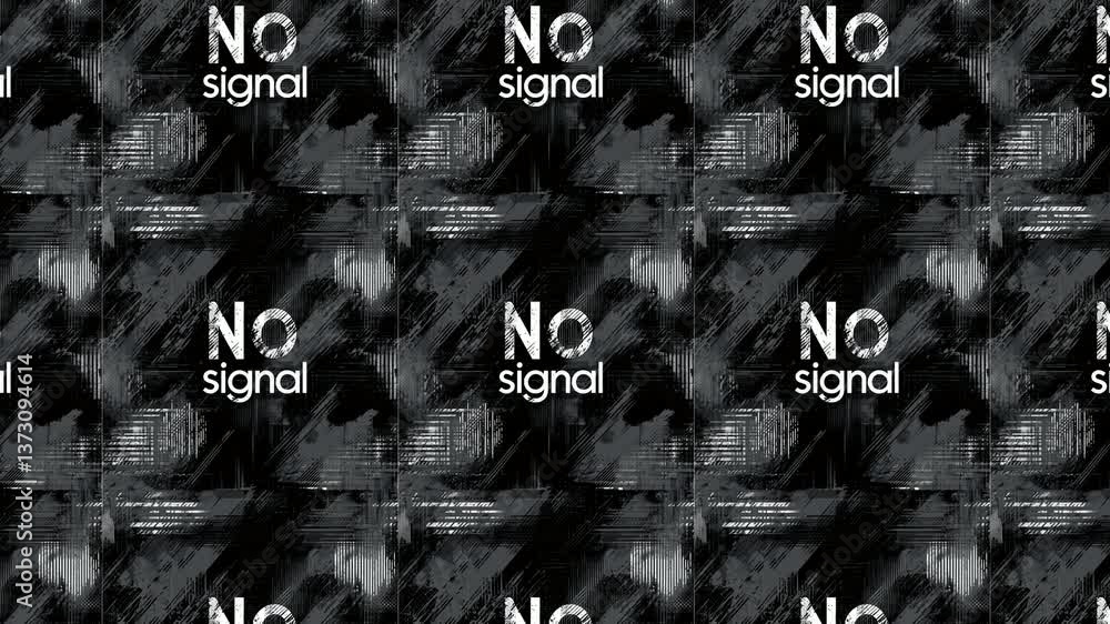 Poster repeating animated pattern with 
