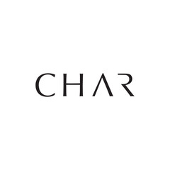 Business name CHAR  logo design editable vector  business brand identity ideas 