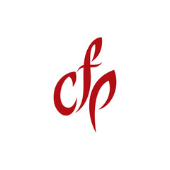 CFP lattes  logo design editable vector  business brand identity ideas 