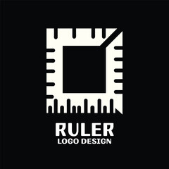 Ruler Vector Logo Design