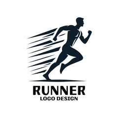 Runner Vector Logo Design