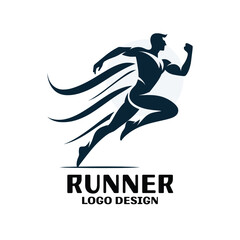 Runner Vector Logo Design