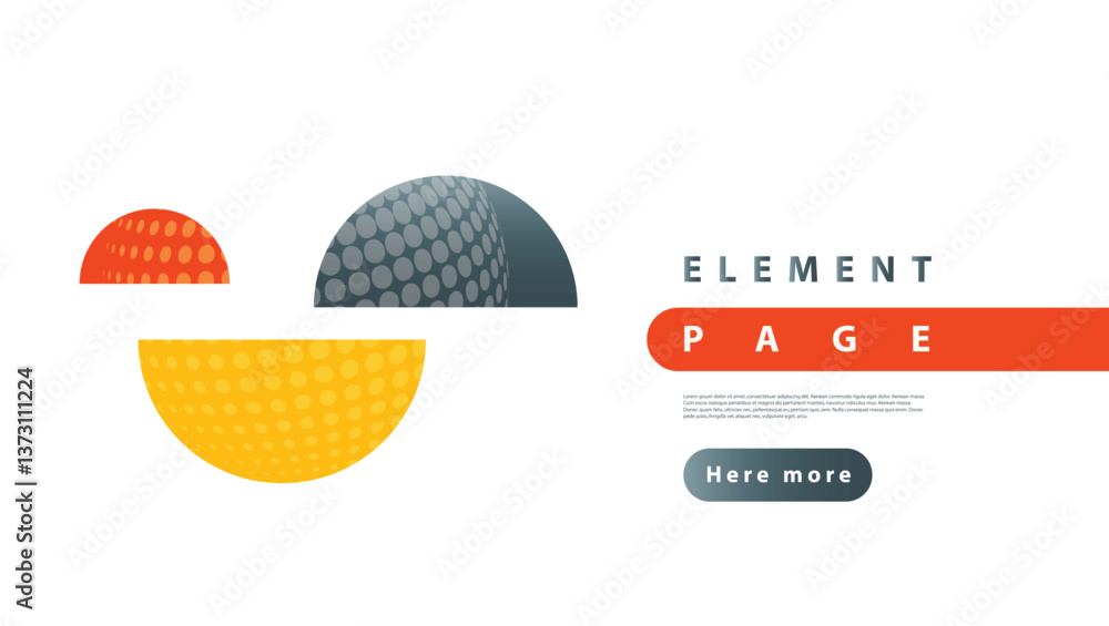 Poster Modern circles design. Abstract tech round background. Futuristic vector design